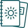 Cuaderno personalizado ideal para regalos corporativos, diseñado para promocionar tu marca en eventos empresariales - High Cube Chile